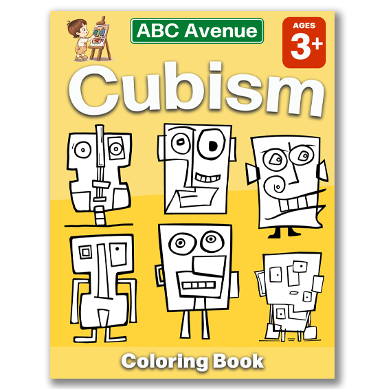 Cubism Coloring Book